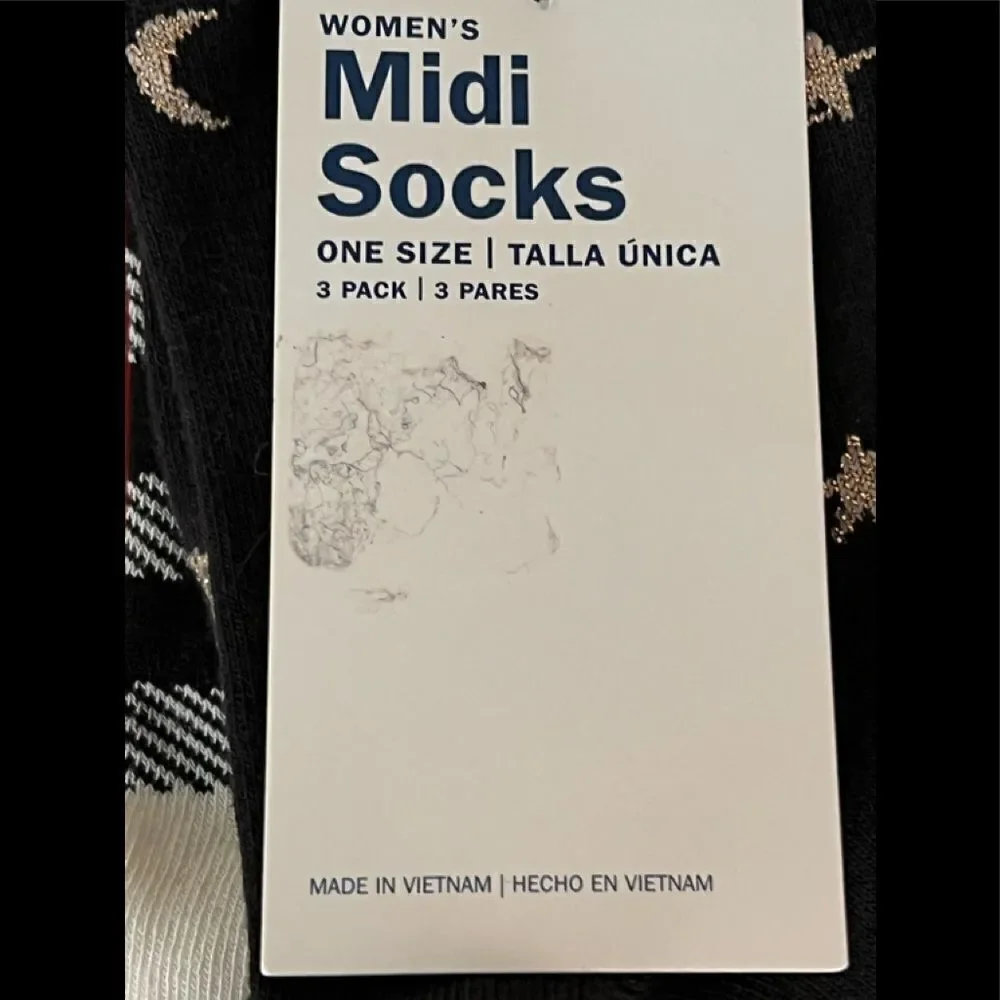 MIDI socks 3 pack - Picture 1 of 5
